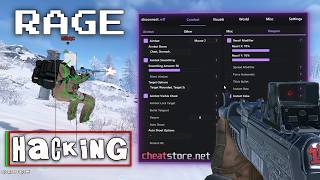 Using Rust Cheats To RAGE Hack (Disconnect Internal Rust Cheat)
