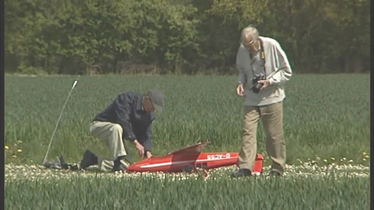 R/C DH.88 Comet Crash