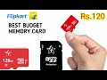 sabse Sasta memory CARD 128 GB  Flipkart smart buy unboxing review DSLR memory card adaptor RS .120
