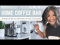 HOME ORGANIZATION:  How To Set Up A Home Coffee Bar