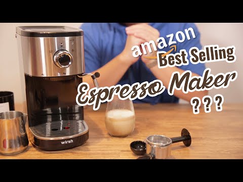 Wirsh Espresso Maker with Milk Frother 