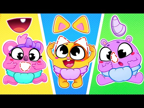 Parts Of Your Body Song Where Is My Nose Toddler Zoo Songs For Children Nursery Rhymes 