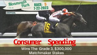 Consumer Spending Wins Grade 3 Matchmaker Stakes Haskell Day