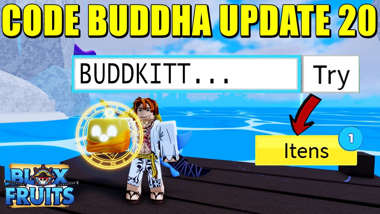 NOVO CÓDIGO DA FRUTA BUDDHA + TODOS OS CÓDIGOS ATUALIZADOS DE 2023 DO  UPDATE 20 NO BLOX FRUITS 