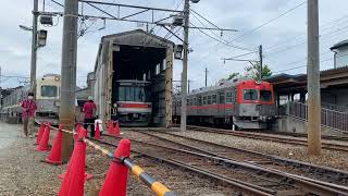 北陸鉄道8800形　内灘駅発車