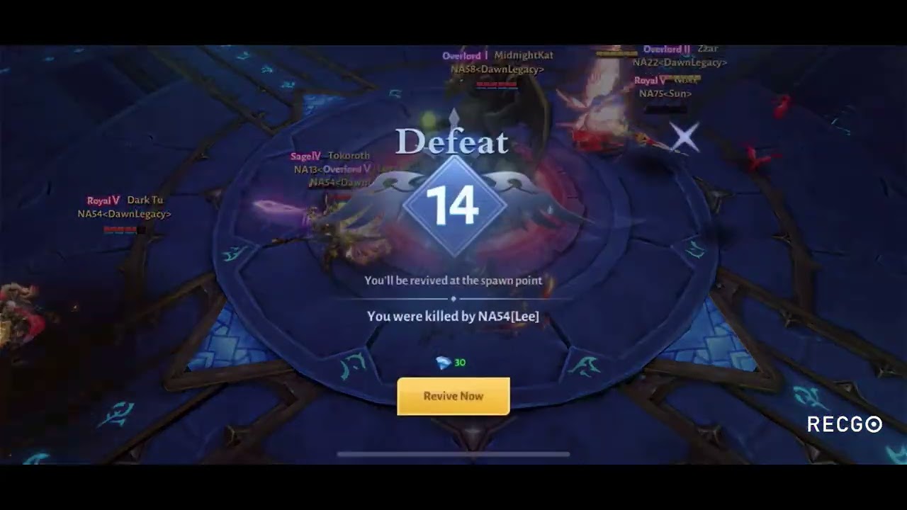 DUNGEON HUNTER 6 WAR BATTLE SICARIO vs DAWN LEGACY