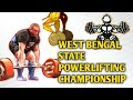 Got first 3 medels in west bengal state powerlifting championship