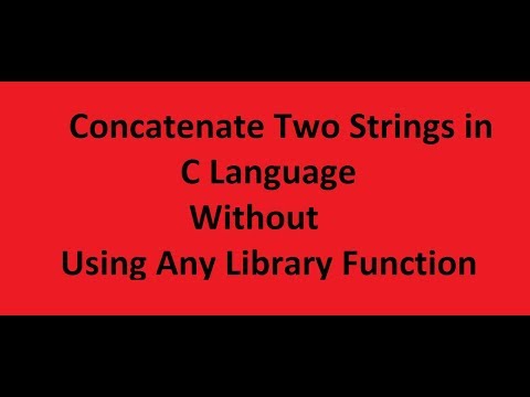 Concatenate two strings