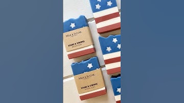 🇺🇸 MAKING STARS & STRIPES ARTISAN SOAP