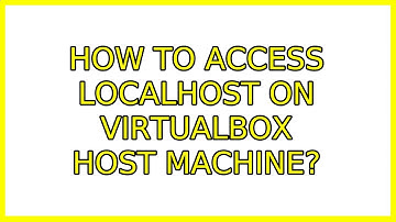 Ubuntu: How to access localhost on Virtualbox host machine?