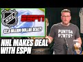 Pat McAfee Reacts To The NHL's $3 BILLION Deal With ESPN