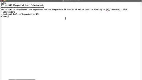 Introduction to Java Swing