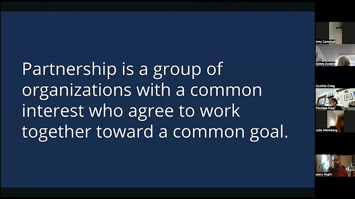 Community Partnerships Webinar