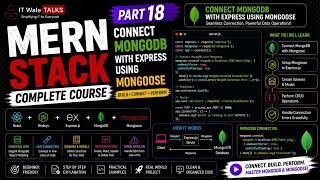 MERN Stack Complete Course Part 18 | Connect MongoDB with Express using Mongoose