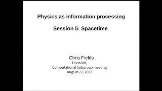 Physics as information processing