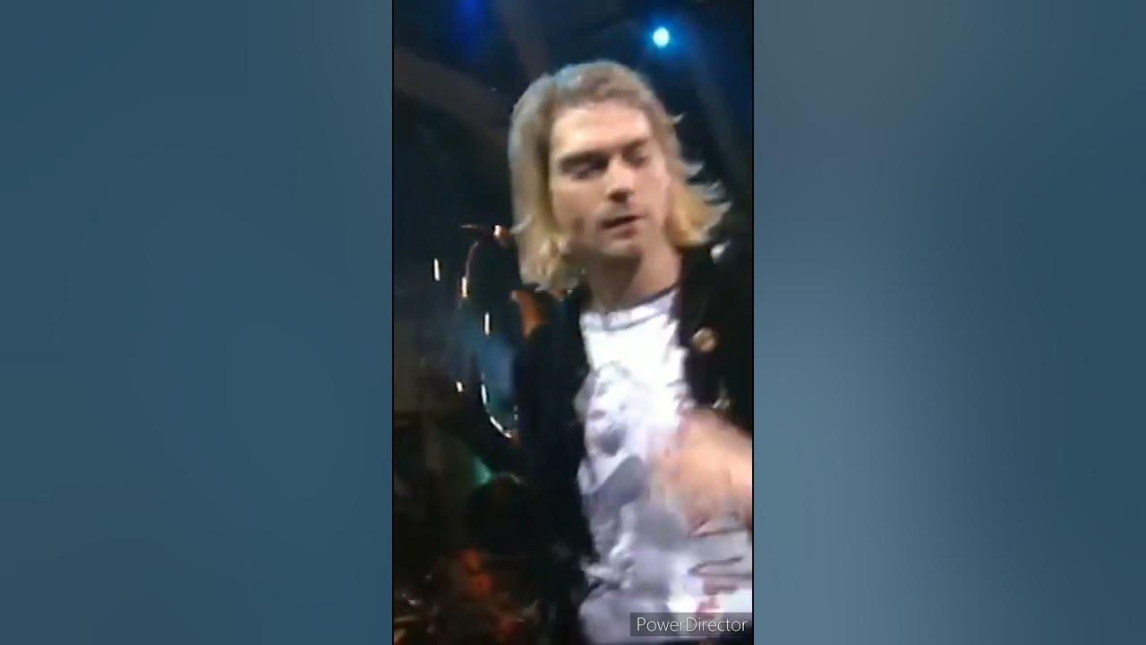 Nirvana Live and loud Kurt Cobain Happy