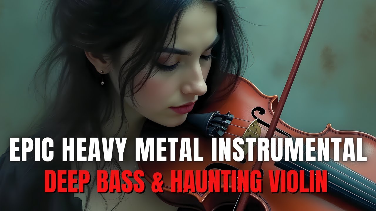 Epic Heavy METAL Instrumental: Deep Bass & Violin for Intense Workout Motivation