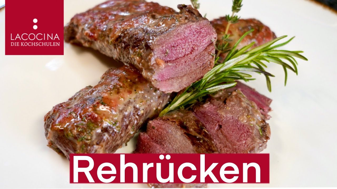 Rehrücken rosa braten und zubereiten - Omas Rezept für bestes Rehrückenfilet