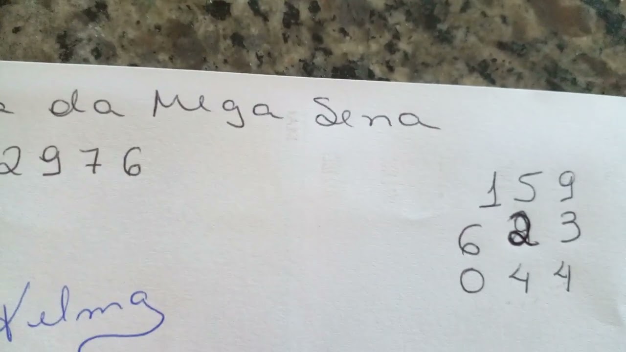 TABELA DA MEGA SENA CON 2976