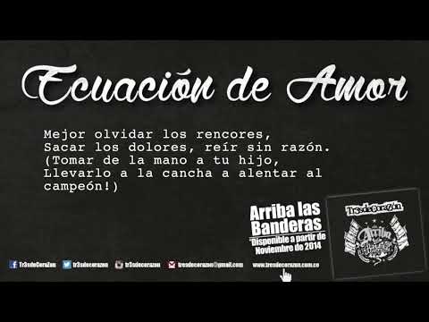 Tr3sdeCoraZon - Ecuación de Amor (Lyric Video) 2014