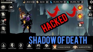 How to hack shadow of death||mod apk||