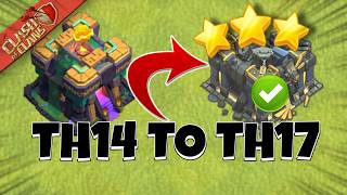 How to 3 Star TH17 with TH14 | TH14 vs TH17 Attack Strategy