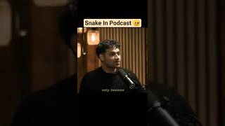 🐍 Snake in podcast|Raj sambani podcast| #snake #powerful #podcast #virelshort