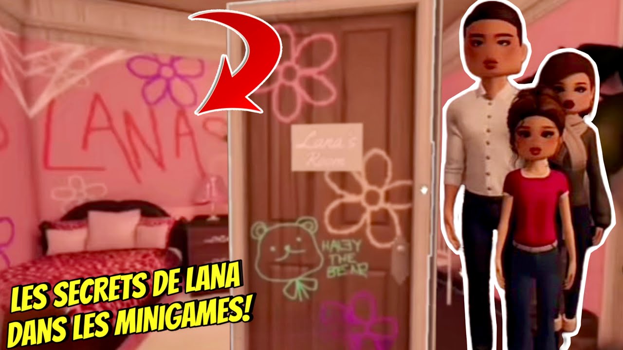 LES SECRETS DE LANA ET SA CHAMBRE DEVOILÉS DANS LES MINI GAMES! DRESS TO IMPRESS MISE À JOUR! ROBLOX