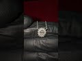 Oval Halo Diamond Necklace | Item #70755