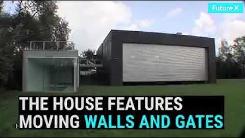 Amazing safe house transforms itself into solid impenetrable fortress in seconds at touch of button
