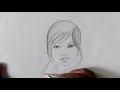 How to draw a girl face easy for beginners