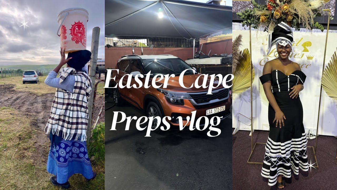 Vlog: Eastern Cape Travel preps | xhosa Makoti | traditional attire | SA YOUTUBER 