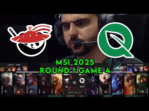 AL vs FLY Game 4 | Mid-Season Invitational 2025 Round 1 | Anyone's Legend vs FlyQuest G4