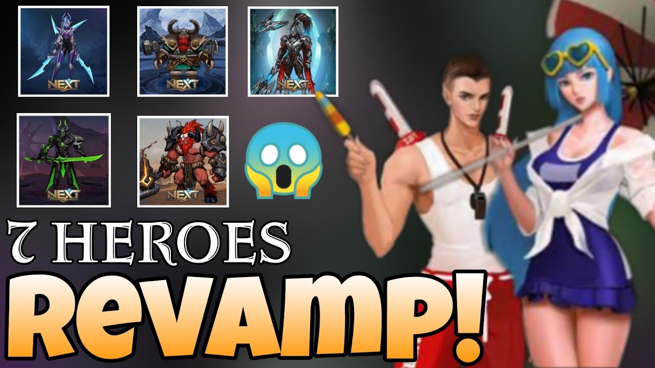 7 REVAMP HEROES FOR PROJECT NEXT PHASE 2 IN MOBILE LEGENDS | ML Updates