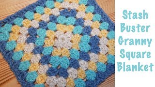 Blossom Crochet: The Super Stash Busting Granny Square Blanket!