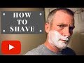 How to shave your face - No Dad, No Problem - shaving with a disposable razor