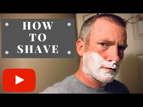 How to shave your face - No Dad, No Problem - shaving with a disposable razor