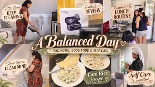 Attic Deep Cleaning, Self Care Routine, Curd Rice Recipe & TOZO NC9 Review - Summer Day Vlog 2026