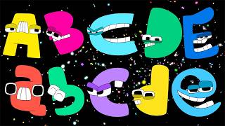 Happy Abc Song For Kids Az Alphabet Characters Uppercase & Lowercase Fun Abc Learning