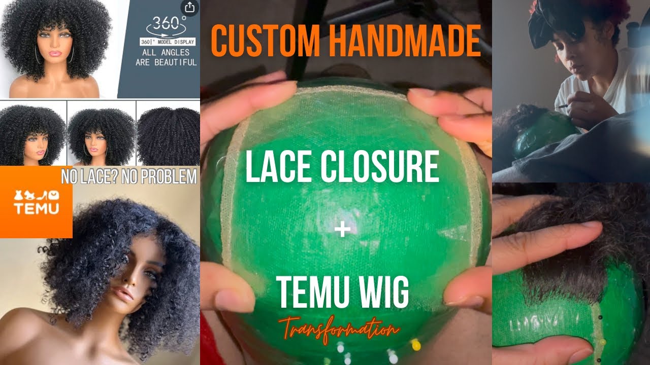 Transforming a Temu Wig: DIY Handmade Lace Closure Revamp for Custom