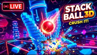 Celebrity Stack Ball 3D LIVE 😱 Crazy Speed Gameplay #stackball3d #livegaming #mobilegaming #gaminglive Net Worth