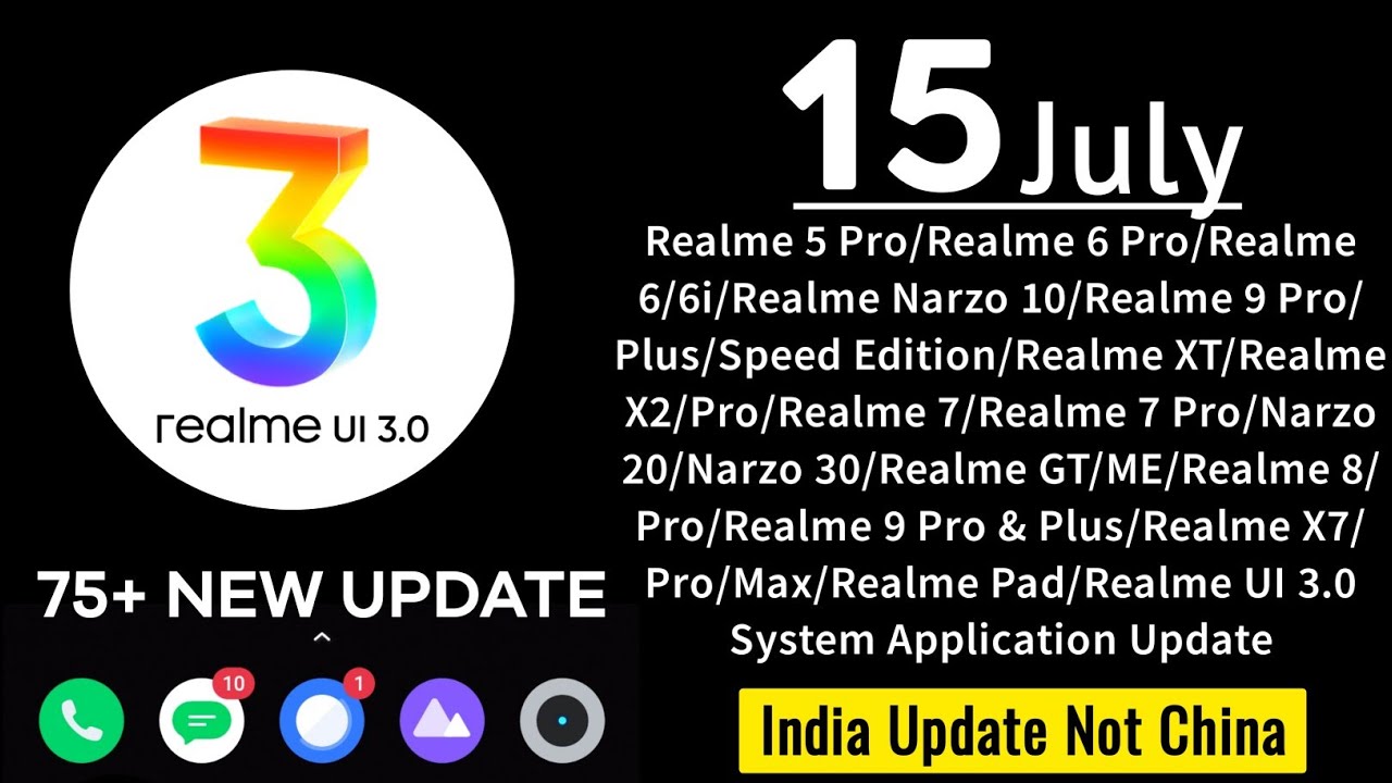 Realme July 2022 New Updates | Stable and Beta | Full Devices list | Android 13 realme UI 5.0 Update