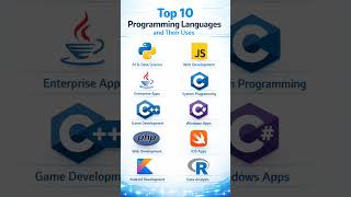 Top 10 Programming Languages and Their Uses | Best Coding Languages to Learn #codinglanguages