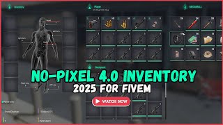 How to Add NoPixel 4.0 Inventory to Your FiveM Server | 2025