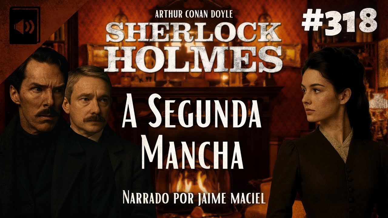 #318 - Audiolivro - Sherlock Holmes: A Segunda Mancha - Arthur Conan Doyle