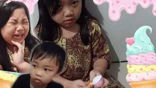 BerAkhir TANGIS !! Drama Jualan Es Krim Gagal - Zael Dan Cici Rebutan Pembeli