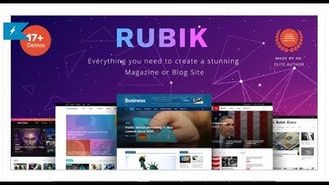 Rubik - A Perfect Theme for Blog Magazine Website | Themeforest Templates