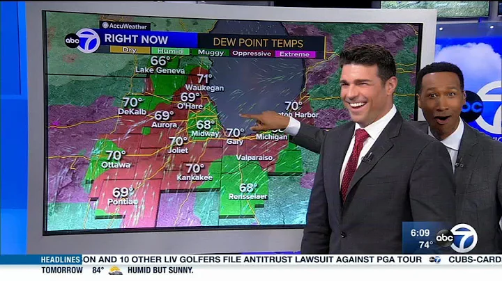 ABC7 Chicago meteorologist has hilarious realization that his TV is a touchscreen live on the air - DayDayNews