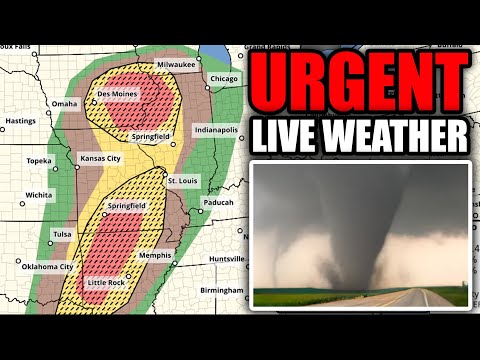 ?LIVE - Meteorologist Covering Overnight Tornado Outbreak - Live Weather Channel...