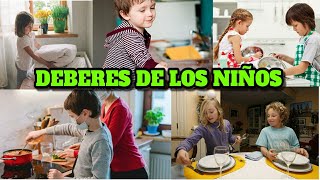 The Duties of Children in the House According to their Age !!! (2 to 12 years)